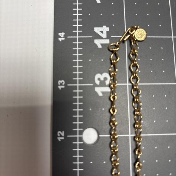 Vintage Emmons‎ Necklace Pendant Brooch Art Deco Enamel Green Coral Gold Tone - Picture 7 of 7